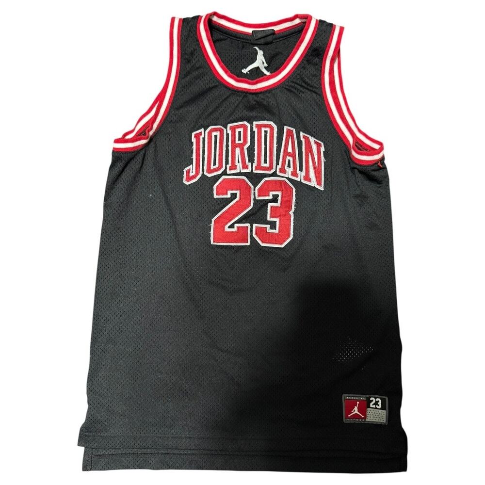 Nike Jordan #23 Basketball Jersey Youth XL (13–15 Yrs) Black Red Michael Jordan